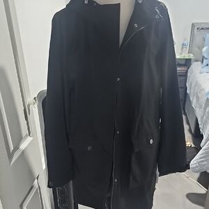 Women's Black Hooded Jacket